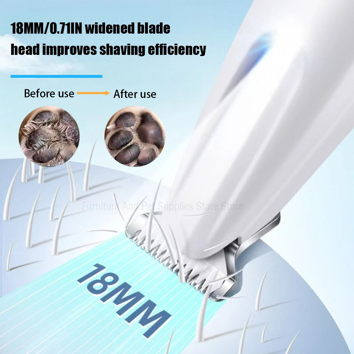 Paw Trimmer with LED Light